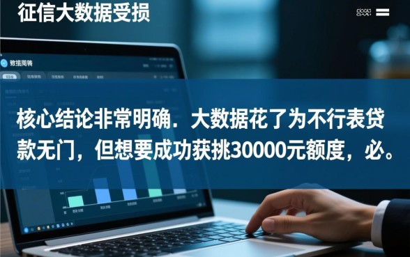 大数据花了必过网贷需要30000