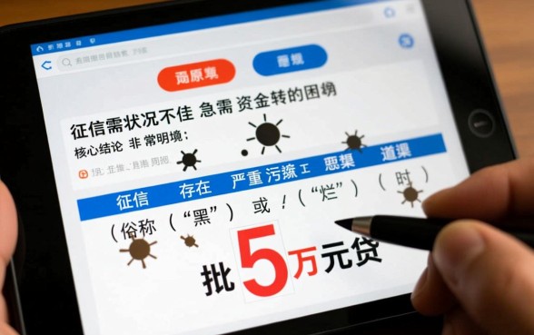 征信不好哪里有能下款的口子