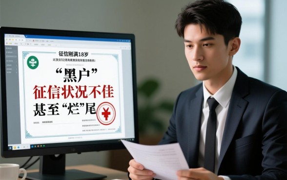 18岁征信黑能贷款吗