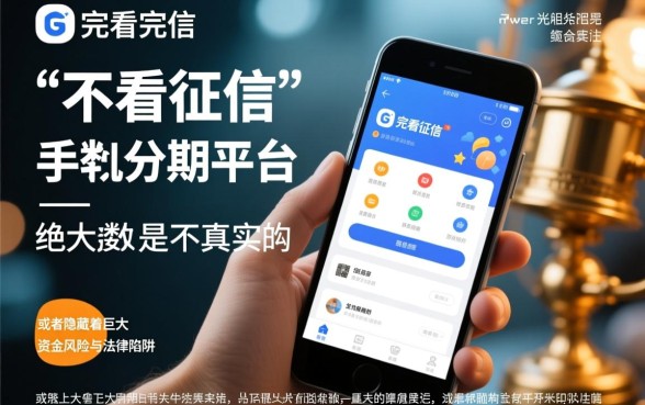 不看征信的手机分期合作平台是真的吗