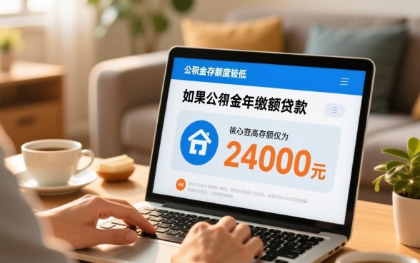 公积金一年才24能贷多少钱