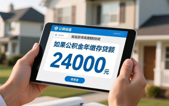 公积金一年才24能贷多少钱