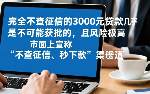 不查征信的3000小额贷款能下款吗