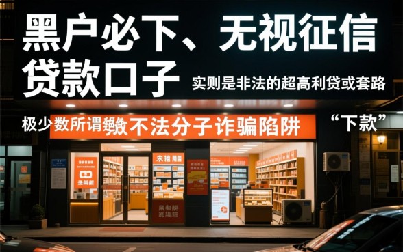 黑户能下款的口子贷款是真的吗