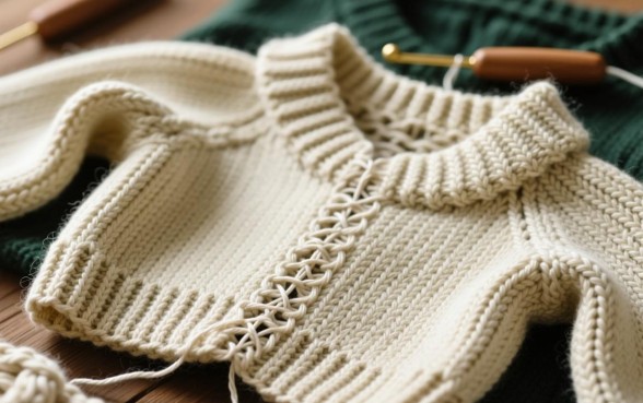 毛衣领口大了怎么缩小视频教程