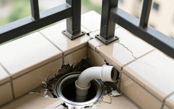 阳台下水道口子封了能打开吗