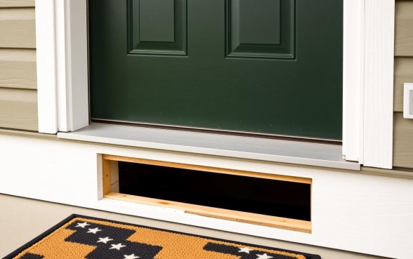 美国家庭的门下面留一个口子怎么办啊