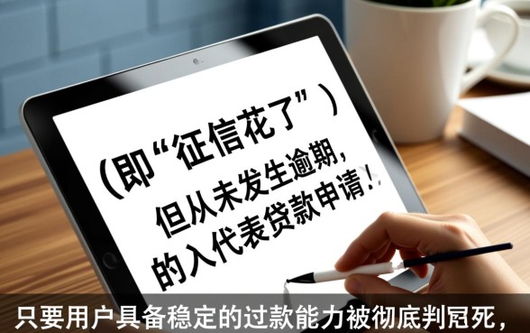 征信花了没有逾期有哪些口子