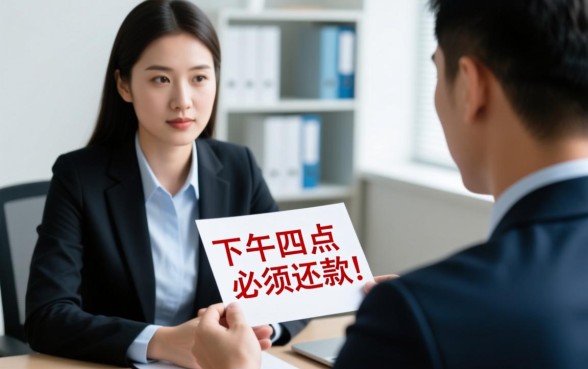 催收说下午四点必须还信用卡怎么办