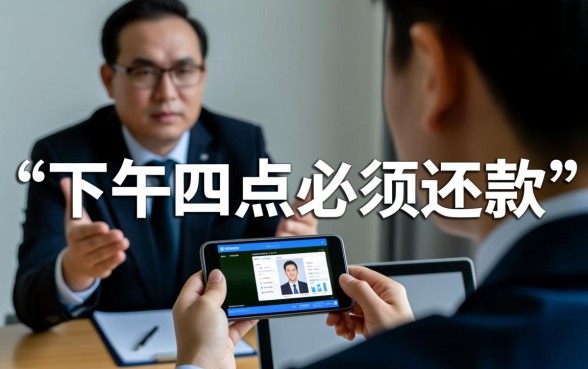 催收说下午四点必须还信用卡怎么办