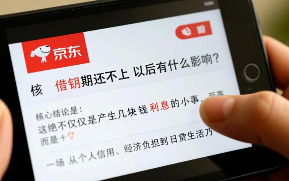 京东借钱逾期还不上有什么后果