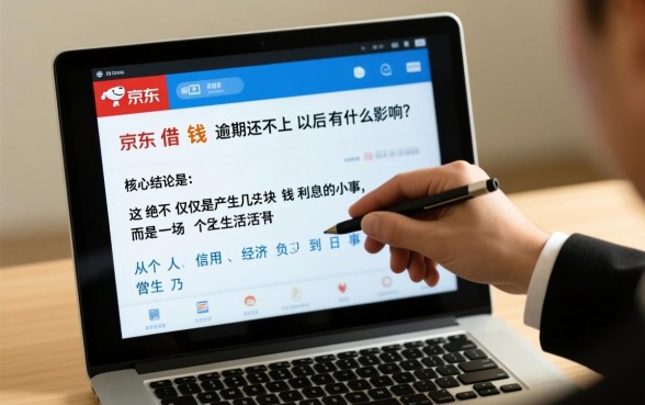 京东借钱逾期还不上有什么后果