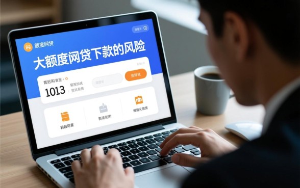 大额度网贷下款有哪些风险需要注意