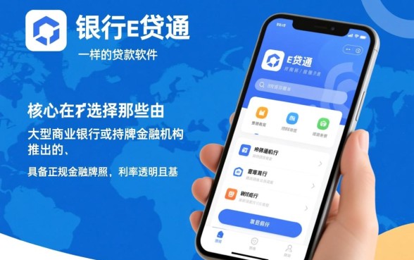 像交行e贷通一样的贷款软件有哪些