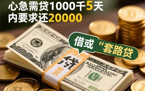 借1000千5天内要求还2000怎么办