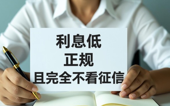 哪里小额贷款利息低又正规不看征信