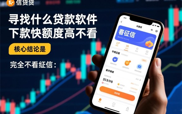 什么贷款软件下款快额度高不看征信