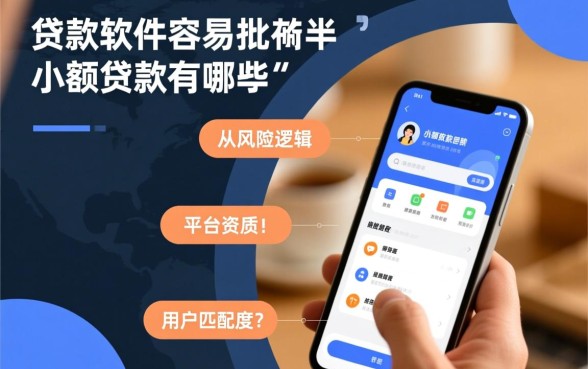 贷款软件容易批小额贷款有哪些
