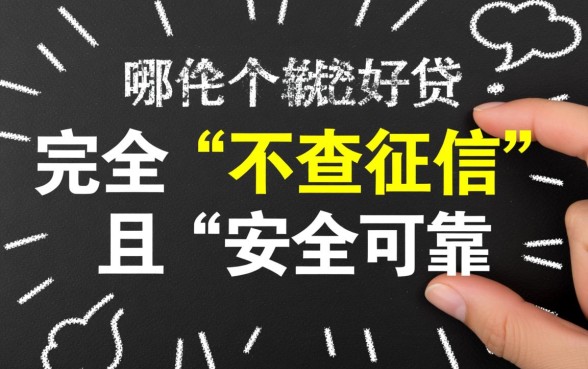 2026最新不看征信的口子有哪些