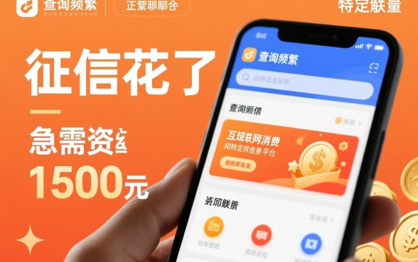 急用1500元征信花了哪里可以借