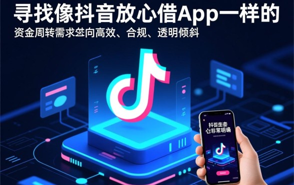 像抖音放心借一样的借钱口子有哪些