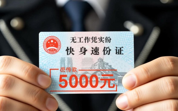 无工作凭身份证快速贷款5000元哪里有