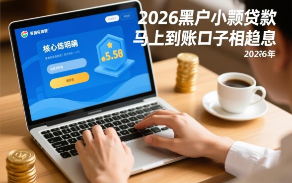 2026黑户小额贷款马上到账口子是真的吗