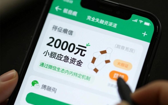 征信差能借2000的微信借款平台有哪些