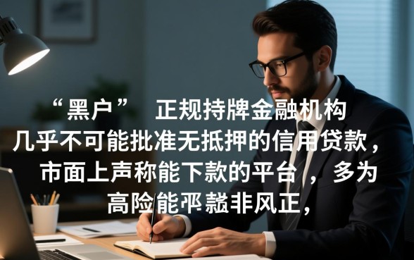 黑户都有哪些小贷款平台可以贷款