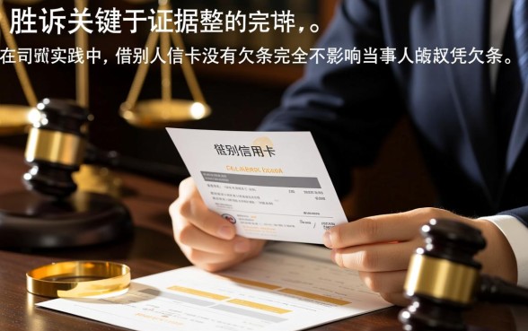 借别人信用卡没有欠条能起诉吗