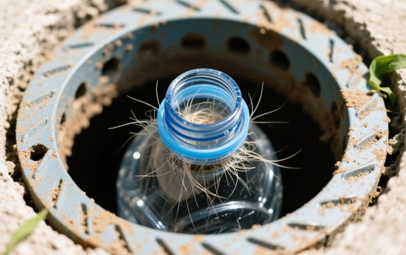 怎么用瓶子做下水道的口子视频教学