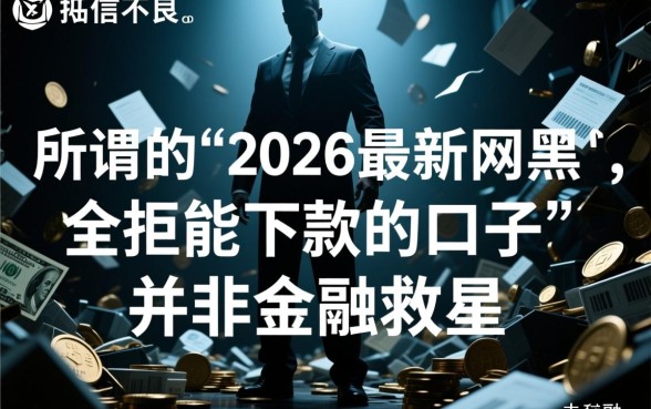 2026最新网黑全拒能下款的口子有哪些