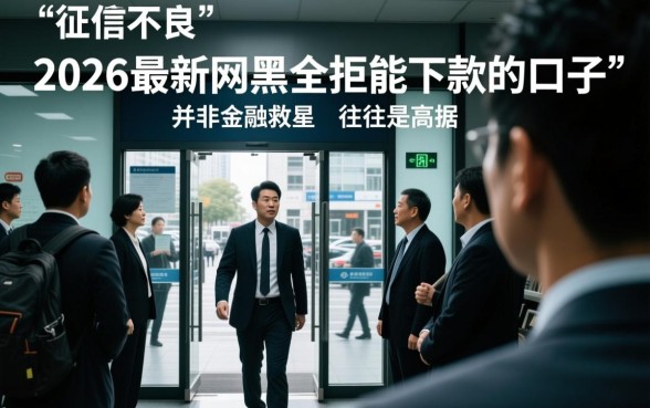 2026最新网黑全拒能下款的口子有哪些