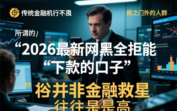 2026最新网黑全拒能下款的口子有哪些