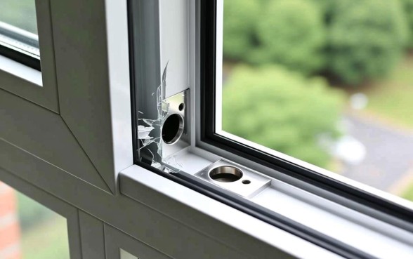 铝合金窗户上有个口子怎么弄下来的