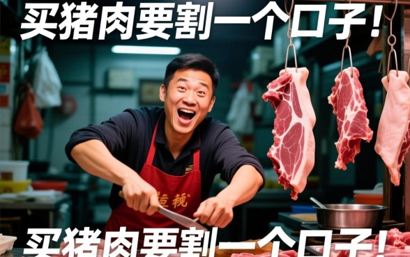 买猪肉为什么要割一个口子
