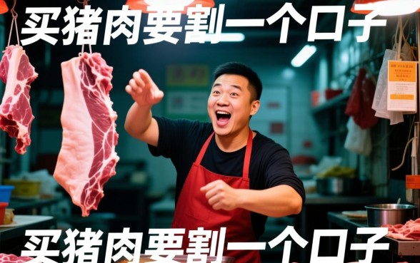 买猪肉为什么要割一个口子