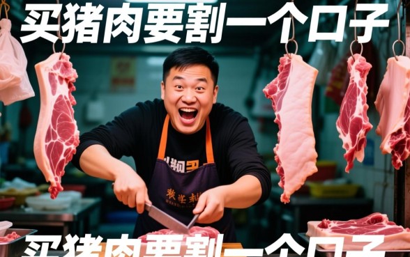 买猪肉为什么要割一个口子