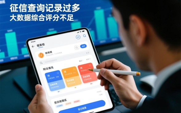 征信花了综合评分不足在哪能借到钱