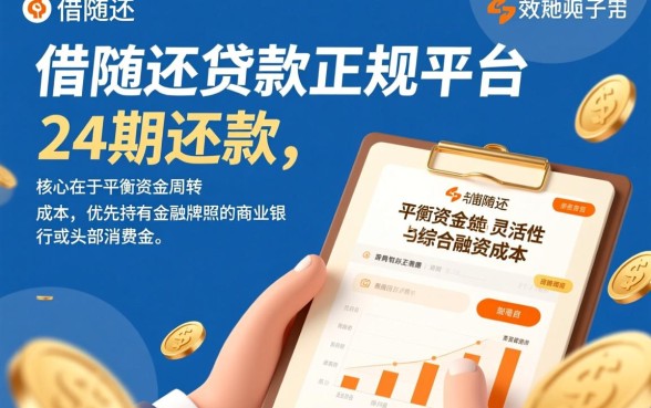 随借随还的贷款正规平台24期还款