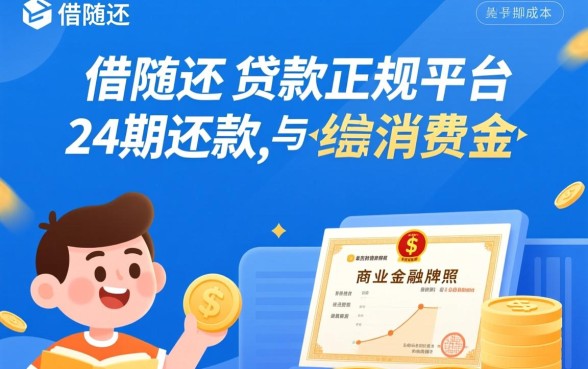 随借随还的贷款正规平台24期还款