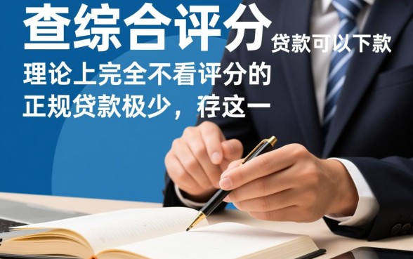 不查综合评分的贷款真的可以下款的