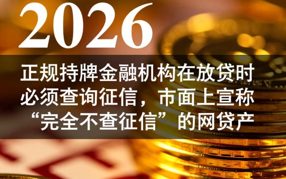 2026有哪些网贷申请时不查征信