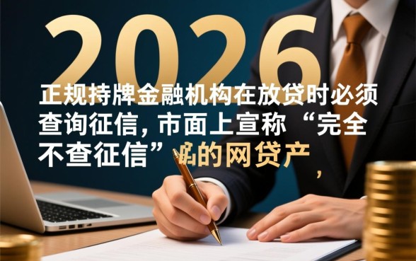 2026有哪些网贷申请时不查征信