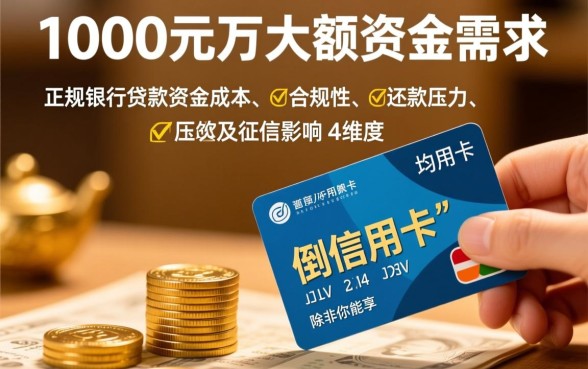 贷款10万和倒信用卡哪个划算一点