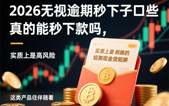 2026无视逾期秒下的口子有哪些