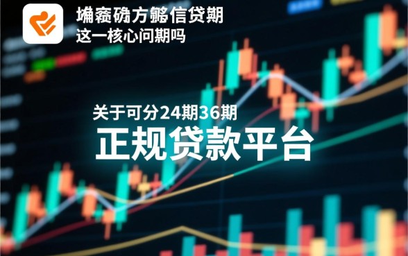 可分24期36期的正规贷款平台吗
