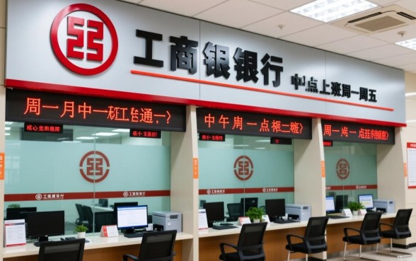 工商银行中午几点上班周一到周五的