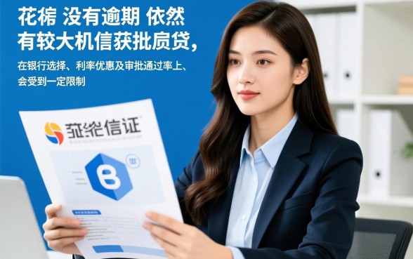 征信花但是没有逾期还能贷款买房吗