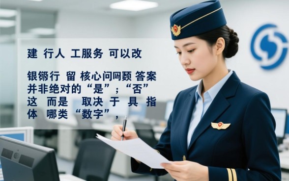 建行人工服务可以改银行预留数字吗